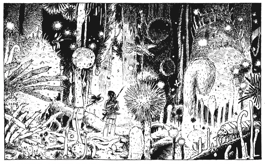 Manga screencap from Nausicaa of the Valley of the Wind.
